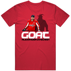 Alexander Ovechkin Goat Greatest Of All Time Hockey Player Fan T Shirt