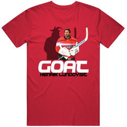 Henrik Lundqvist Goat Greatest Of All Time Hockey Player Fan T Shirt