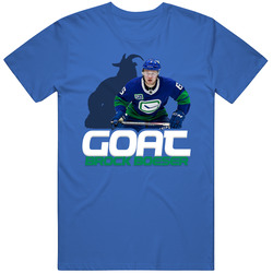 Brock Boeser Goat Greatest Of All Time Hockey Player Fan T Shirt