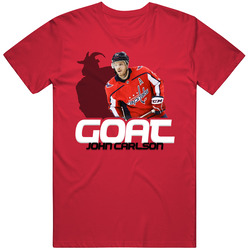 John Carlson Goat Greatest Of All Time Hockey Player Fan T Shirt