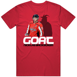 Nicklas Backstrom Goat Greatest Of All Time Hockey Player Fan T Shirt