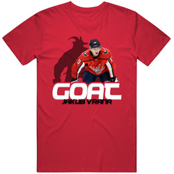 Jakub Vrana Goat Greatest Of All Time Hockey Player Fan T Shirt
