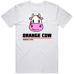 Orange Cow Burgers And Stuff Restaurant El Paso T Shirt