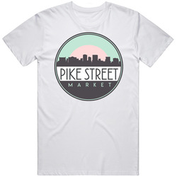 Pike Street Market Restaurant Logo El Paso T Shirt