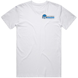 Santorini Miami South Beach Restaurant Logo T Shirt