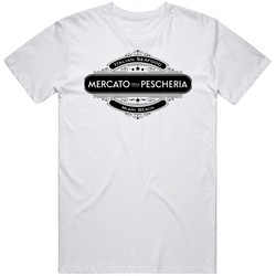 Mercato Della Pescheria Miami South Beach Restaurant Logo T Shirt