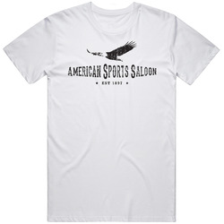 American Sports Saloon New Orleans Restaurant Logo T Shirt