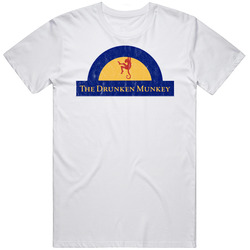 The Drunken Munkey The Bronx Ny Restaurant Logo T Shirt