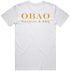 Obao Noodles Bbq The Bronx Ny Restaurant Logo T Shirt