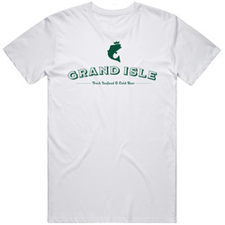 Grand Isle Fresh Seafood And Cold Beer New Orleans Restaurant Logo T S