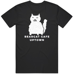 Bearcat Cafe Uptown New Orleans Restaurant Logo T Shirt