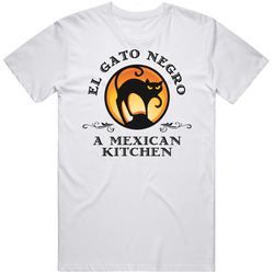 El Gato Negro A Mexican Kitchen New Orleans Restaurant Logo T Shirt