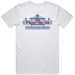 Cafe Fleur De Lis New Orleans Restaurant Logo T Shirt