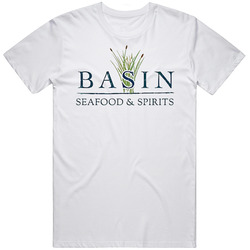 Basin Seafood And Spirits New Orleans Restaurant Logo T Shirt
