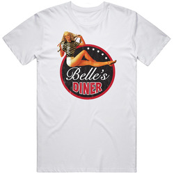 Belle's Diner New Orleans Restaurant Logo T Shirt