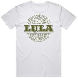 Lula Restaurant Distillery New Orleans Restaurant Logo T Shirt
