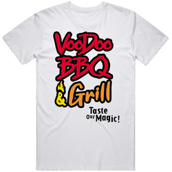 Voodoo Bbq And Grill New Orleans Restaurant Logo T Shirt