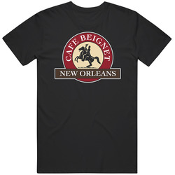 Cafe Beignet New Orleans Restaurant Logo T Shirt