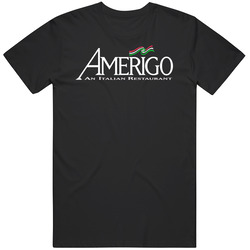 Amerigo Restaurant Logo Memphis Foodie T Shirt