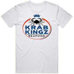 Krab Kings Restaurant Logo Memphis Foodie T Shirt