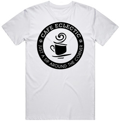 Cafe Eclectic Restaurant Logo Memphis Foodie T Shirt
