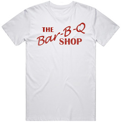 The Bar-b-q Shop Restaurant Logo Memphis Foodie T Shirt