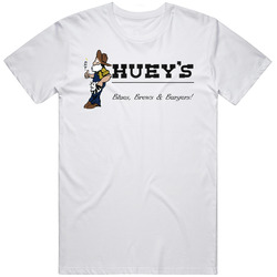 Huey's Restaurant Logo Memphis Foodie T Shirt