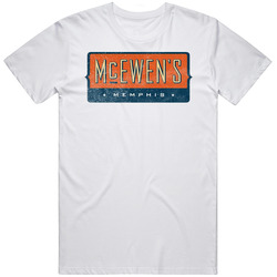 Mcewen's Restaurant Logo Memphis Foodie T Shirt