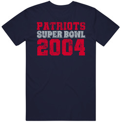 New England Football Champions February 1 2004 T Shirt