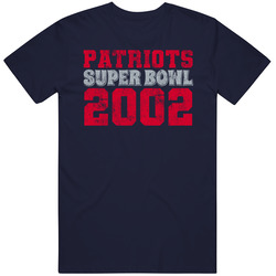 New England Football Champions February 3 2002 T Shirt