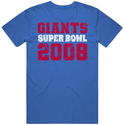 New York Football Champions February 3 2008 T Shirt