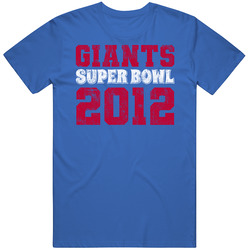 New York Football Champions February 5 2012 T Shirt