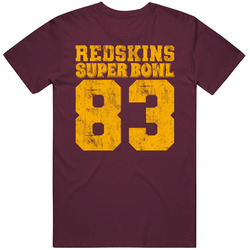 Washington Football Champions January 30 1983 T Shirt