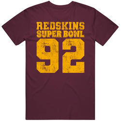 Washington Football Champions January 26 1992 T Shirt