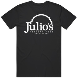 Julios Mexican Food Black Shirt El Paso Texas Restaurant Logo T Shirt