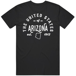 The United States Of Arizona Established 1912 Statehood Pride Represen