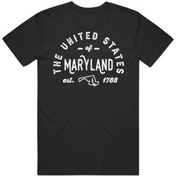 The United States Of Maryland Established 1788 Statehood Pride Represe