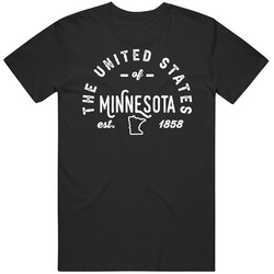 The United States Of Minnesota Established 1858 Statehood Pride Repres