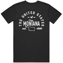 The United States Of Montana Established 1889 Statehood Pride Represen
