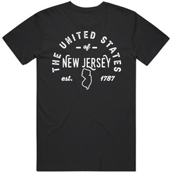 The United States Of New Jersey Established 1787 Statehood Pride Repre