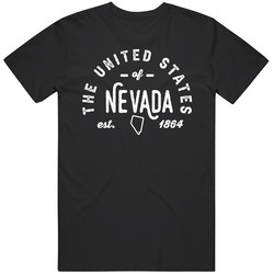 The United States Of Nevada Established 1864 Statehood Pride Represent