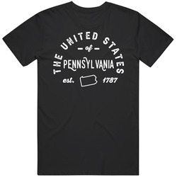 The United States Of Pennsylvania Established 1787 Statehood Pride Rep