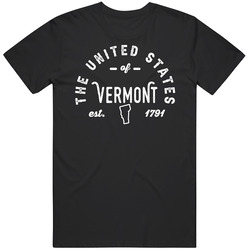 The United States Of Vermont Established 1791 Statehood Pride Represen