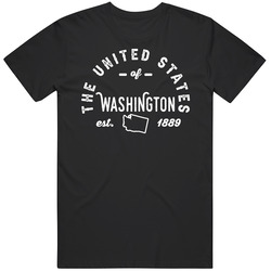 The United States Of Washington Established 1889 Statehood Pride Repre