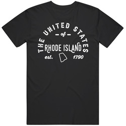 The United States Of Rhode Island Established 1790 Statehood Pride Rep