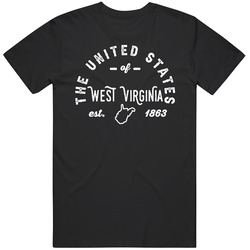 The United States Of West Virginia Established 1863 Statehood Pride Re