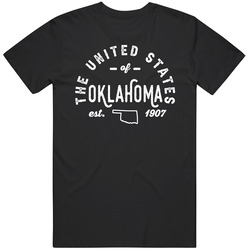 The United States Of Oklahoma Established 1907 Statehood Pride Represe