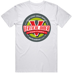Vertical Diner Salt Lake City Utah Restaurant Logo T Shirt
