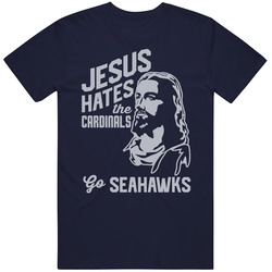 Jesus Hates Arizona Go Seattle Football Team Fan T Shirt