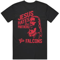 Jesus Hates Charlotte Go Atlanta Football Team Fan T Shirt